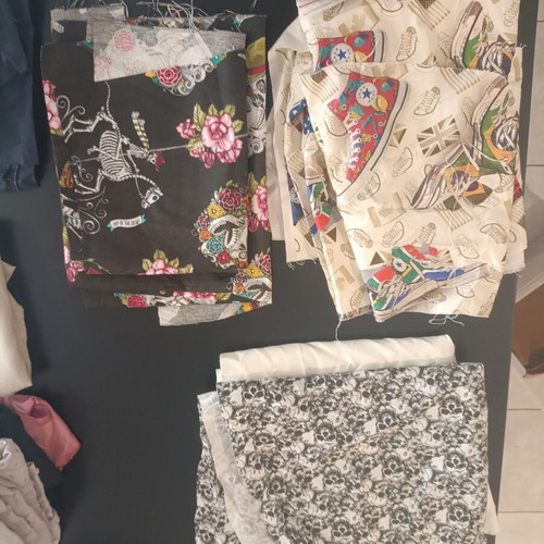 Various fabrics new condition