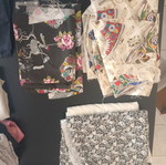 Various fabrics new condition