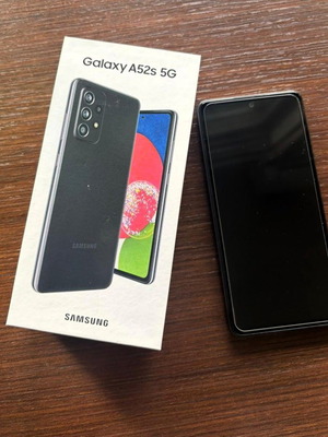 Samsung Galaxy A52s 5G κινητό μεταχειρισμένο, 128GB, dual SIM, μαύρο