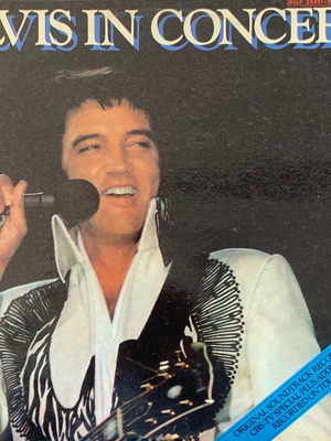 Elvis In Concert διπλό LP μεταχειρισμένο, rock