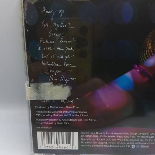 Madonna Confessions On A Dance Floor CD like new, pop