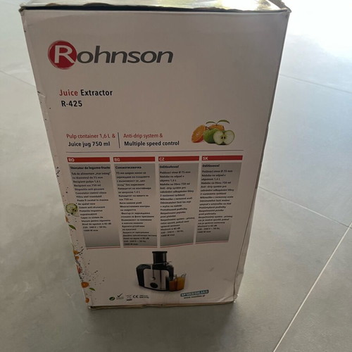 Rohnson R425 Juice Extractor 1000W refurbished, inox