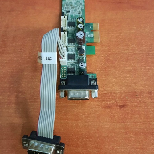 Serial card RS 232 PCIExpress like new with cable