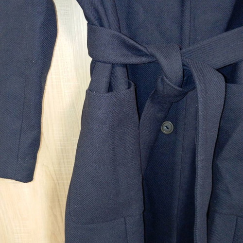 Wool coat Tara Jarmon size M, like new, blue
