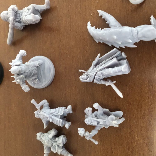 3D Printed Lord of the Rings Miniatures used, 28mm scale