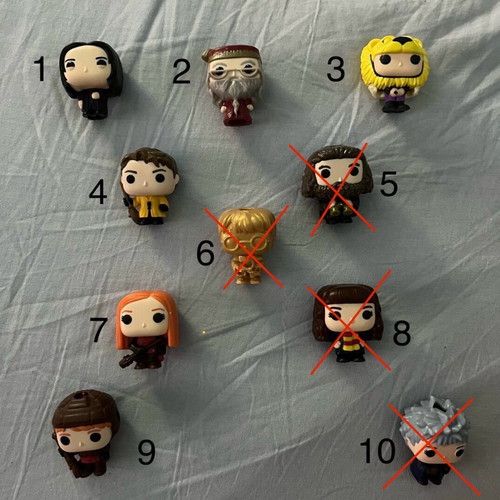Funko Pop Kinder Harry Potter Series 2 Figures like new