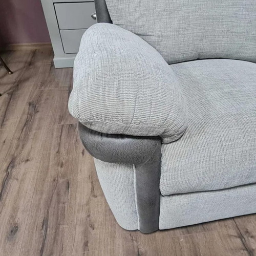 Gray La-z-boy corner sofa new with electric reclining mechanism