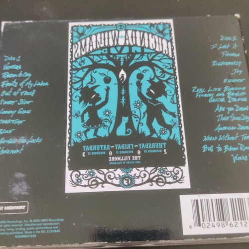 Lucinda Williams Live At Fillmore CD used, rock