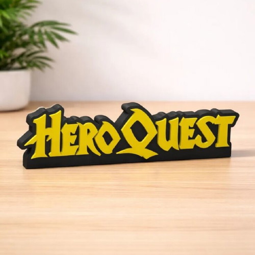 Hero Quest logo decoration