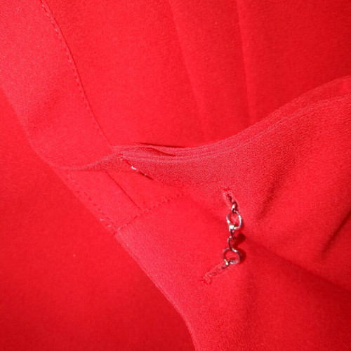 Alexander McQueen silk shirt new, size L, red