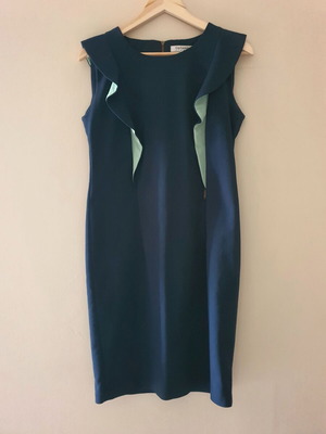 Guy Laroche dark blue elegant dress like new, size M/L