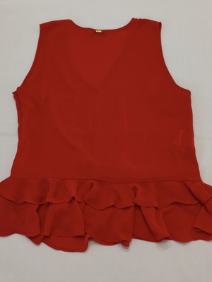 Top Toi Moi sleeveless top medium red coral like new