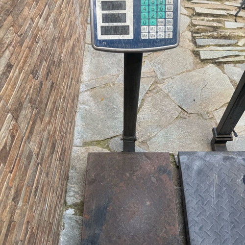 Platform scales used, up to 200 kg each