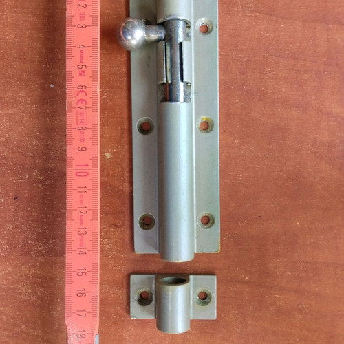 Metal sliding door bolt heavy-duty used