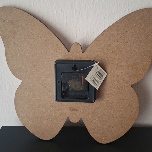 Inart Butterfly Wall Clock new, analog