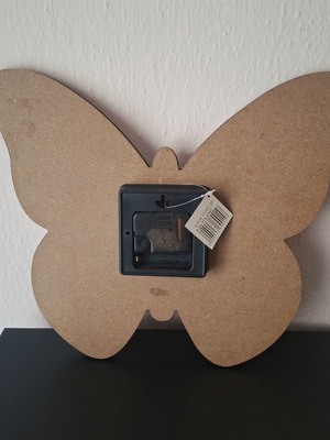 Inart Butterfly Wall Clock new, analog