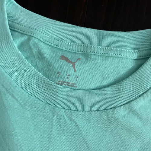 Puma T shirt new, turquoise, size L