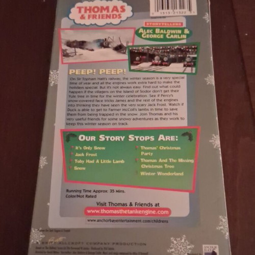 Thomas & Friends Thomas' Snowy Surprise VHS