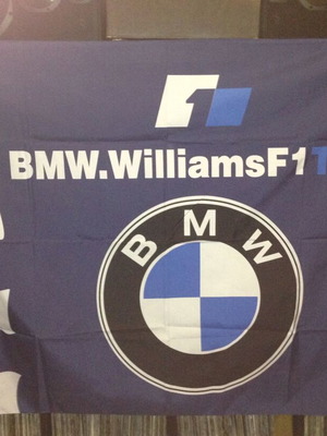 BMW Williams F-1 Team flag like new