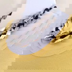 Ασημένιο κολιέ με ακρυλική αλυσίδα και κορδόνι στριφτό