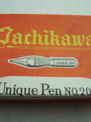 Tachikawa Unique Pen No.200 Japan vintage box with 100 unused pens