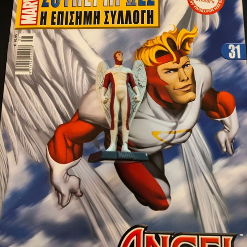 Angel Eaglemoss Marvel Classic lead figurine like new with magazine