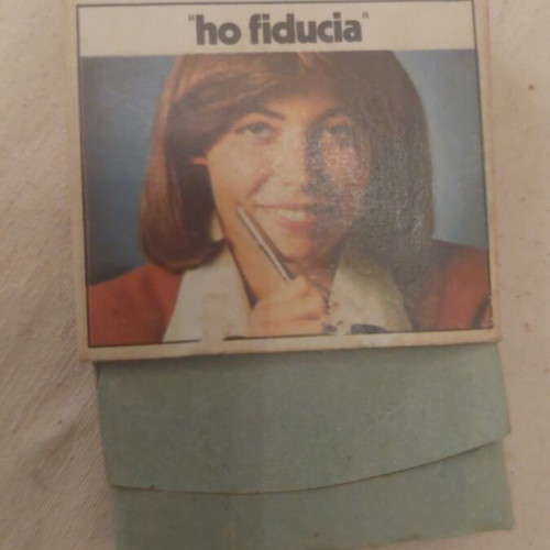 Italian matchbox Ho Fiducia used, vintage collectible