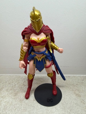 DC Multiverse Wonder Woman with Helmet of Fate action figure 18cm like new