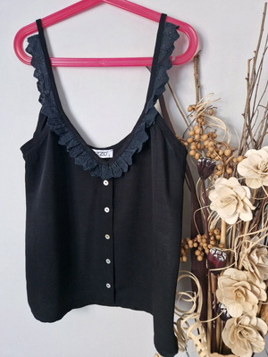Black Enzzo camisole size Small like new