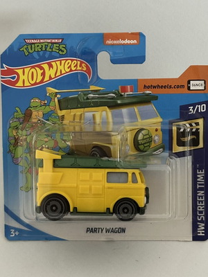 Hot Wheels Party Wagon μεταλλικό αυτοκινητάκι από τα Χελωνονιντζάκια
