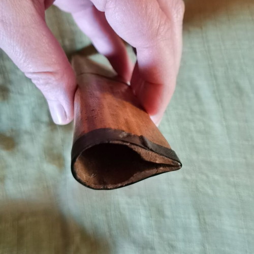 Authentic Vintage Wooden Sheath for Balkan Knife used