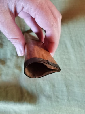 Authentic Vintage Wooden Sheath for Balkan Knife used