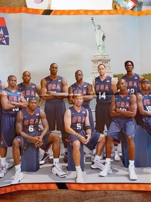 USA Basketball Team 2008 Lineup Collectible Poster like new