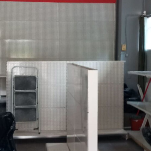 WorkPro store gondola shelving 1m, 4 meters available