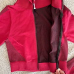 Athletic jacket red like new, size M