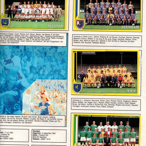 Panini Sticker Album Voetbal Nederland 1990 like new, collectible