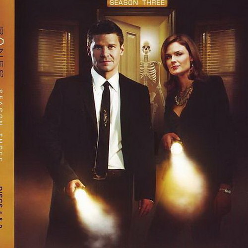 Bones Season 3 DVD used, complete season pack with subtitles