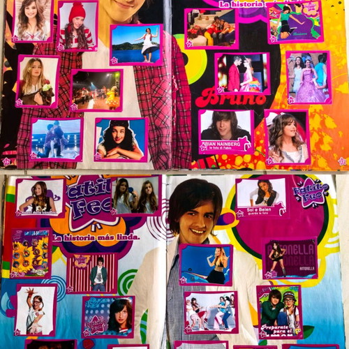 Patito Feo Sticker Album used with 290 of 300 stickers, vintage 2008