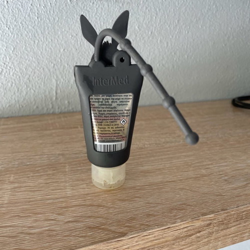 Donkey-shaped antiseptic holder like new
