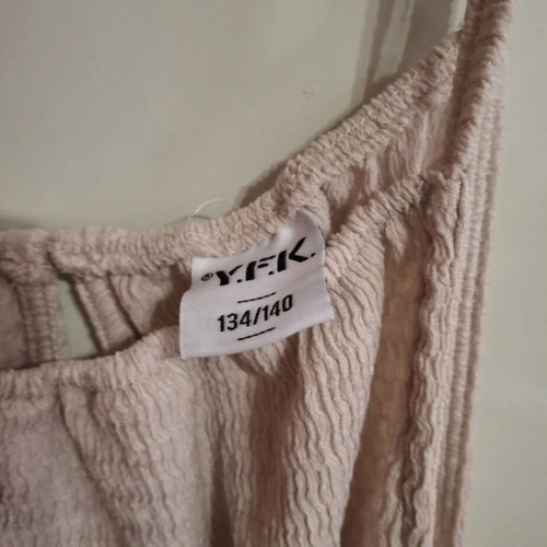 Y.F.K. beige girls' romper 9-10 years new