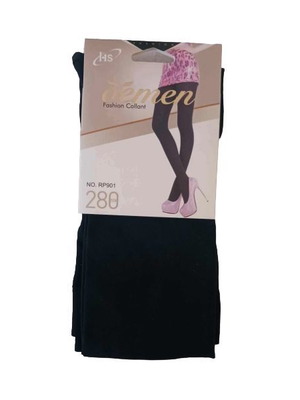 Μαύρο καλσόν Soft 280 den one size καινούργιο