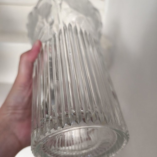Glass vase 25 cm