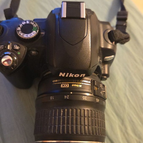 Nikon DSLR model D60 camera used with Nikon Aspherical lens