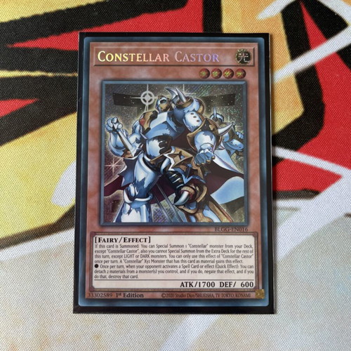 Constellar Castor Secret Rare Yu-Gi-Oh! Card near mint
