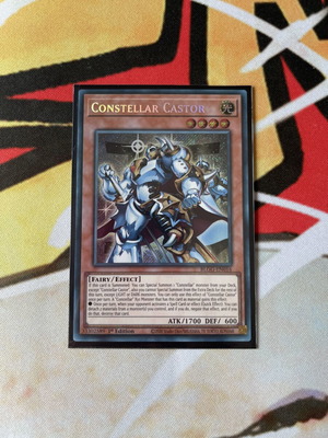 Constellar Castor Secret Rare Yu-Gi-Oh! Card near mint