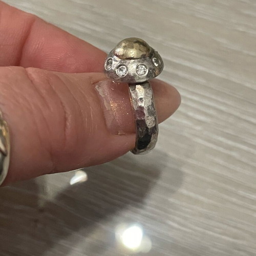Asimohryso 925 585 ring used, size 55