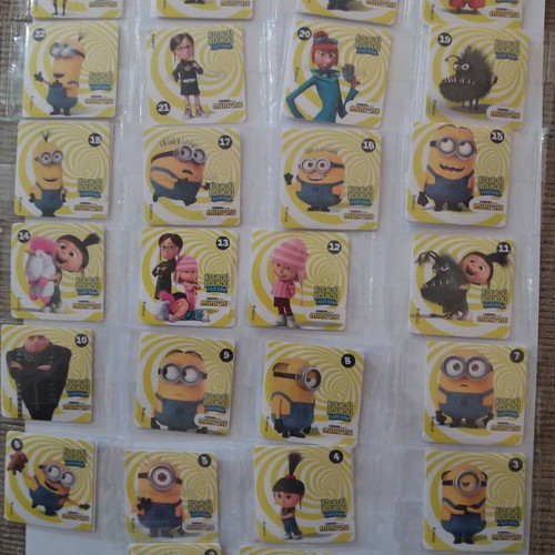 Kukuruku Stickers MINIONS Complete Unbreakable Set (54)