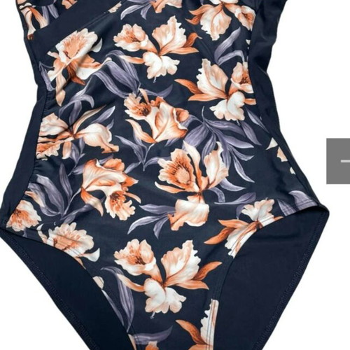 TCM floral one-piece swimsuit like new, size L/XL