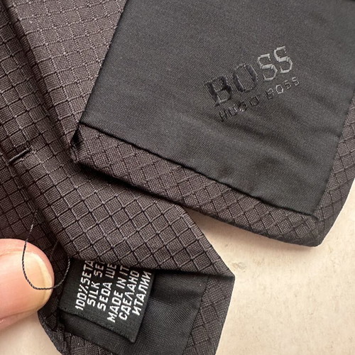Hugo Boss tie, black and grey