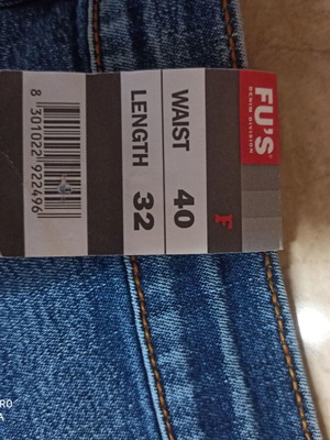 Fubu denim pants new, size L, blue